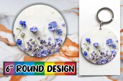 Blossom Bash Design Circle - Sublimation Delight Round Product Image 1