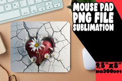 Whimsical Love 3D Heart Mousepad Product Image 1