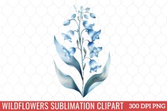 Wildflowers Sublimation Clipart Product Image 1