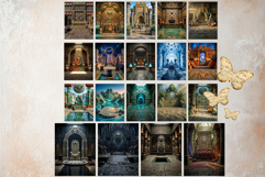 Aztec Temple Backdrops, Ancient Mythology Backgrounds Product Image 12
