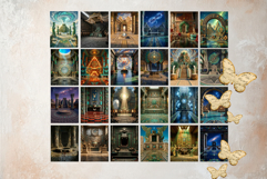 Aztec Temple Backdrops, Ancient Mythology Backgrounds Product Image 7