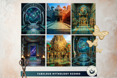 Aztec Temple Backdrops, Ancient Mythology Backgrounds Product Image 9