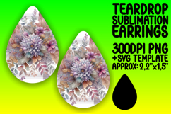 Gorgeous Teardrop Design for Crafting , Autumn Flower Product Image 1