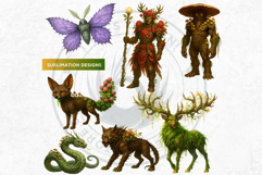 Fantasy Botanical PNG, Enchanted Forest &amp; Fairy Clipart Product Image 8