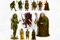 Fantasy Botanical PNG, Enchanted Forest &amp; Fairy Clipart Product Image 9