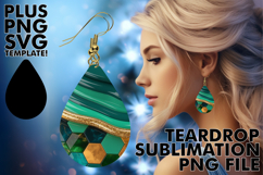 Sparkling Teardrop Earrings Ideas, Pattern Product Image 1