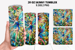 Skinny Tumbler 20oz Wrap Design, Summer Tumble PNG Design Product Image 1