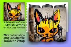 Tumbling with Adorable Cats: Sublimation Bliss Product Image 1