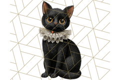 Vintage Halloween PNG Clipart, 1950s Retro Graphics Clip Art Product Image 4
