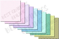 100 chevron lines herringbone papers pack