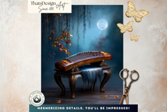 119 Chinese Fantasy Backdrops for Junk Journaling Product Image 12