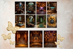 126 Zen Chinese Temple Backdrops for TTRPG and Crafts Product Image 15