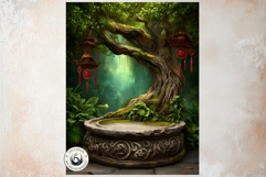126 Zen Chinese Temple Backdrops for TTRPG and Crafts Product Image 8