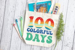 100 Colorful Days SVG, School SVG Design Product Image 3