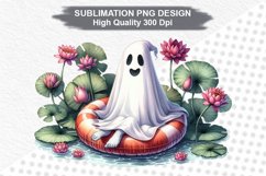 Halloween Ghost - Halloween clipart Sublimation PNG Design Product Image 1