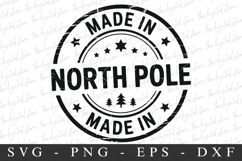 Made In North Pole Svg | Christmas svg Product Image 1