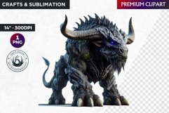 Dark monster clipart, Mythological Creature, Fantasy clipart Product Image 1