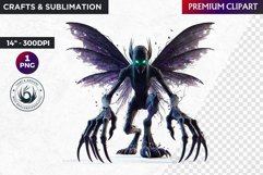 Dark Fairy clipart, Mythological Creature, Fantasy clipart Product Image 1