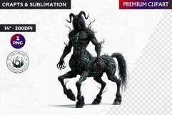Dark centaur clipart, Mythological Creature, Fantasy clipart Product Image 1