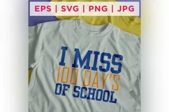 I Miss 100 Day's Of School Quote Stickers 20 Product Image 2