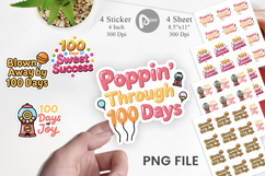 100 Days Gumball Fun Quotes Sticker Product Image 1