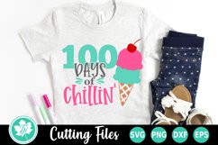 100 Days of School SVG | 100 Days of Chillin Product Image 1