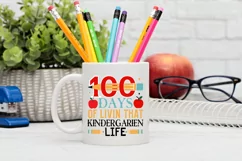 100 Days Of Livin' That SVG, School SVG Design Product Image 2
