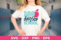 100 Days Of School | 100th Day T-shirt Design Product Image 1