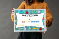 100th day of school certificates for students- 100 days of school reward certificates