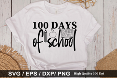 100 days of school SVG - Teacher Design Product Image 1