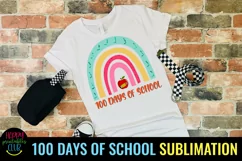 100 Days of School Sublimation I 100 School Days Sublimation Product Image 3