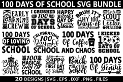 100 Days Of School SVG Bundle - For Students and Teachers Product Image 1