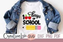 100 days of school svg