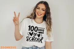 100 days of school SVG, Back to School SVG cut file laser Product Image 2