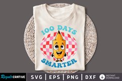 100 Days Smarter SVG, School SVG Design Product Image 1