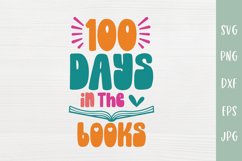 100 Days In The Books - 100 Days Of School SVG Product Image 2