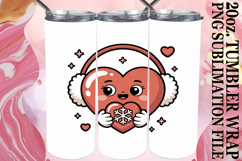 Joyful Inspirations 20oz tumbler wrap, Valenines Heart Product Image 1