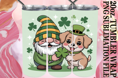 Cheerful Days 20oz tumbler wrap, St Patricks Product Image 1