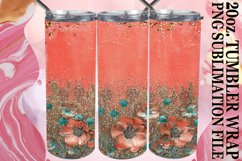 Glittery Leopard Print Tumbler Graphic: Sublimation - 20oz Product Image 1