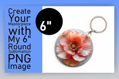 Floral Harmony: 3D Spring Round Designs Art PNG Product Image 1