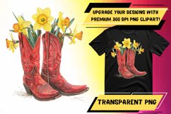 Springtime Showdown: Watercolor Floral Sublimation Product Image 1