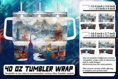 Glittery Paradise Tumbler Wrap: Spring Sublimation Product Image 1