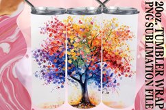 Chic Dynamic Radiant Nature's Vibrant Springtime Tumbler Product Image 1