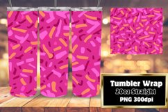 Abstract Neon Illumination Sublimation Wraps 20oz Product Image 1