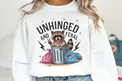 Unhinged and Feral SVG | Svg Cut File Product Image 1