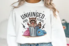 Unhinged and Feral SVG | Svg Cut File Product Image 1