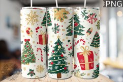 Christmas Tree Tumbler Wrap -High Quality 300 Dpi Product Image 1
