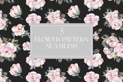 Floral pattern seamless watercolor Product Image 5