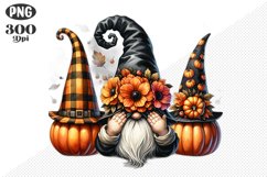 Halloween Gnomes Sublimation - Clipart PNG Design Product Image 1