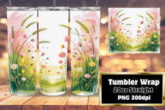 LUXURIOUS 20oz Tumbler Template , Flowers Product Image 1